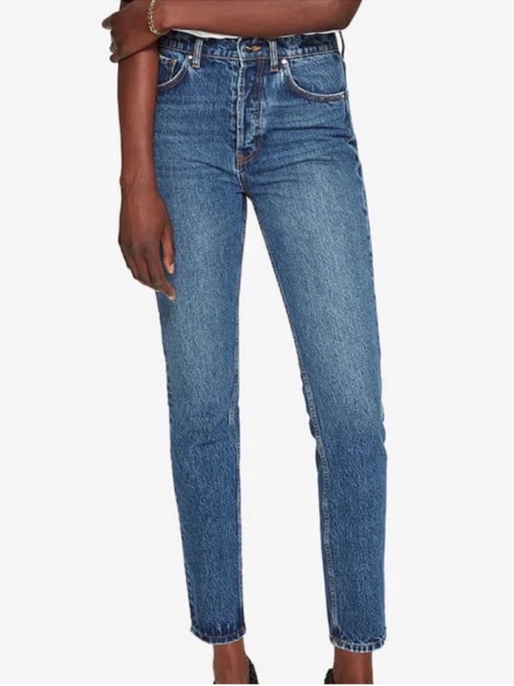 Anine Bing Sonya Denim Jeans Vintage Fit Straight Leg
